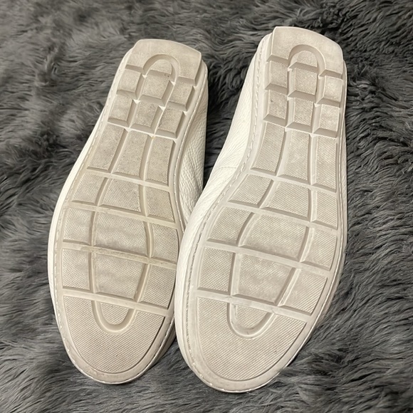 Coach loafers. Cream with gold accent. - Picture 2 of 4